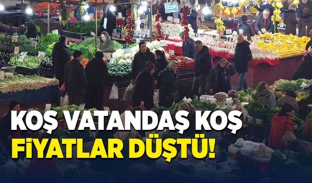 Koş vatandaş koş, fiyatlar düştü!