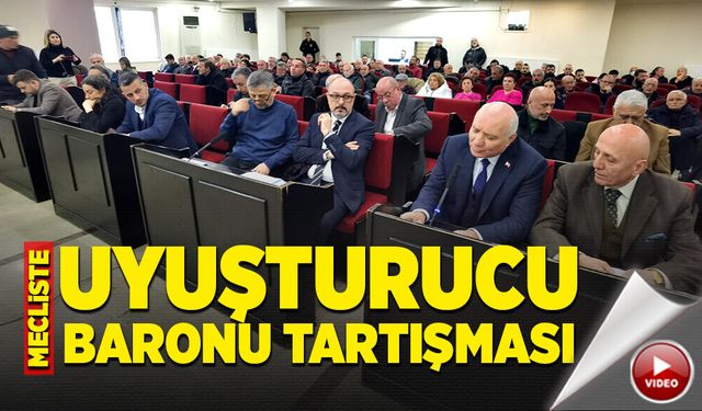 Mecliste uyuşturucu baronu tartışması