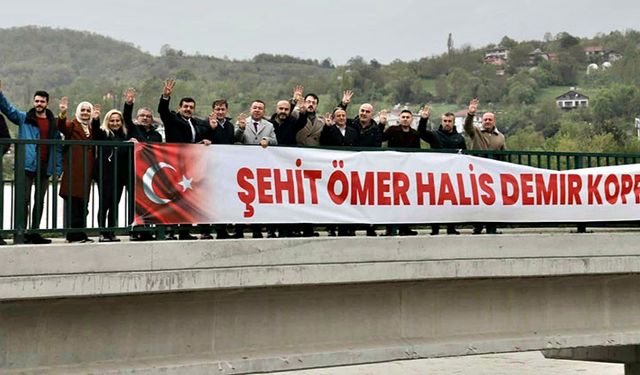 Devrek’te Şehit Ömer Halisdemir köprüsü tamamlandı