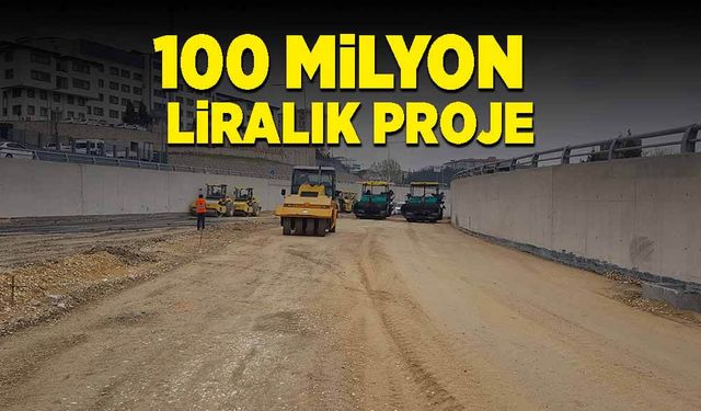 100 milyon liralık kavşak projesi!