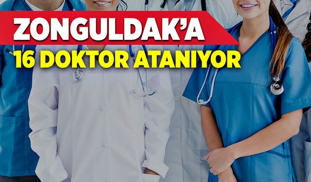 Muammer Avcı müjdesini verdi; Zonguldak’a 16 doktor atanıyor