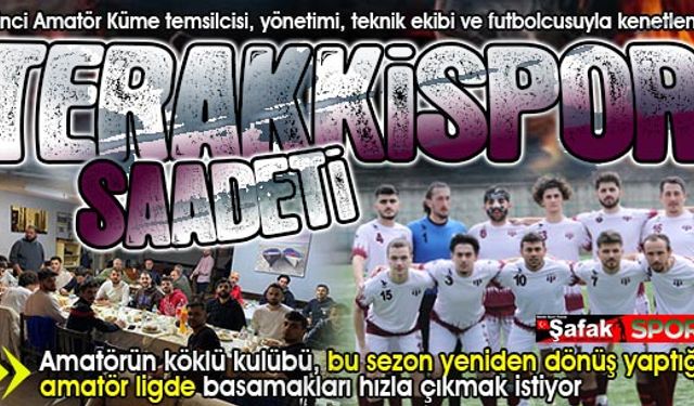 Terakkisporlu futbolcular iftar yemeğinde şampiyonluk sözü verdi... "O kupa buraya gelecek"