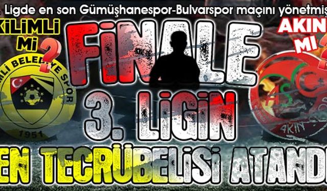 Kilimli Belediyespor-Akınspor maçını 3. Lig hakemi yönetecek