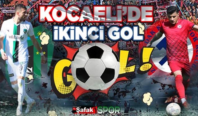 Kocaelispor-Zonguldak Kömürspor maçında bir gol daha