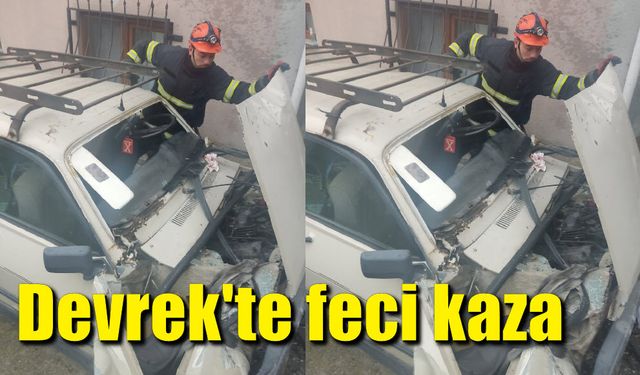 Devrek'te feci kaza