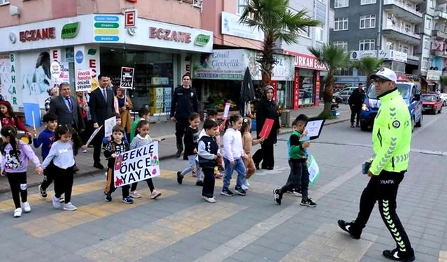 Trafik haftası Gökçebey'de çeşitli etkinliklerle kutlandı