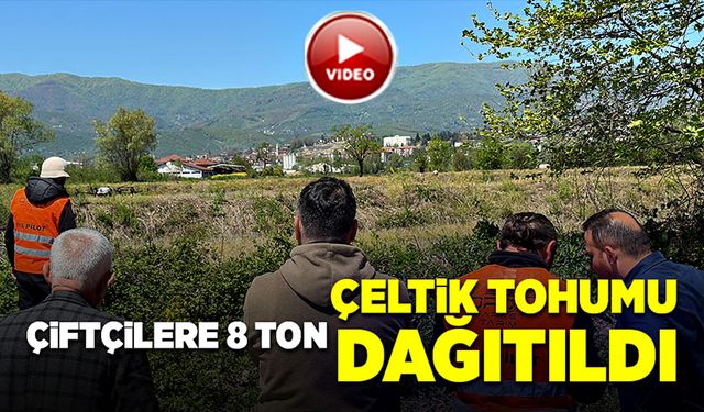 Çiftçilere 8 ton çeltik tohumu dağıtıldı