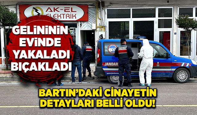 Gelininin evinde yakaladığı adamı bıçaklayarak öldürdü