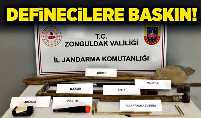 Devrek’te definecilere Jandarma'dan baskın!