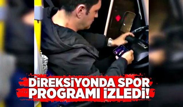 Direksiyonda spor programı izledi!