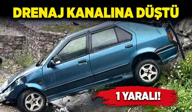 Zonguldak’ta meydana gelen trafik kazasında 1 kişi yaralandı