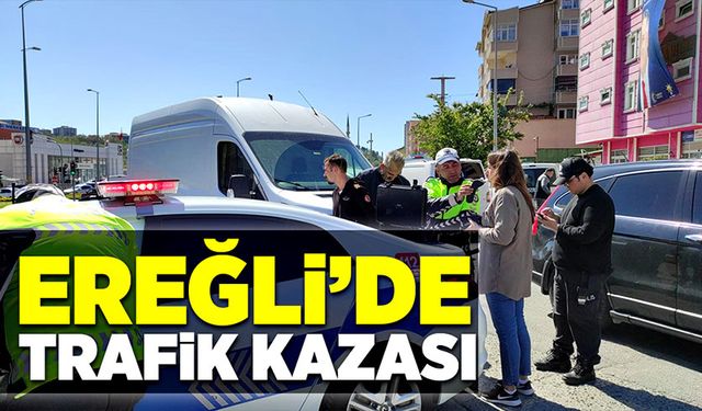 Ereğli'de trafik kazası meydana geldi