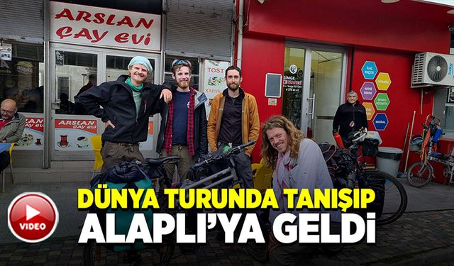 Dünya turunda tanışıp Alaplı'ya geldi