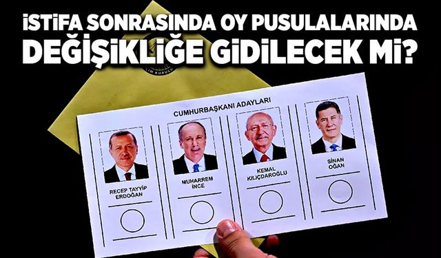 İstifa sonrasında oy pusulalarında değişikliğe gidilecek mi?