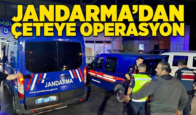 Jandarma’dan çeteye ikinci operasyon