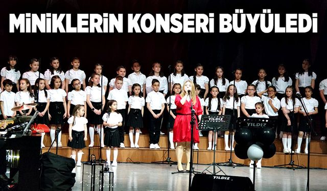 Miniklerin konseri büyüledi