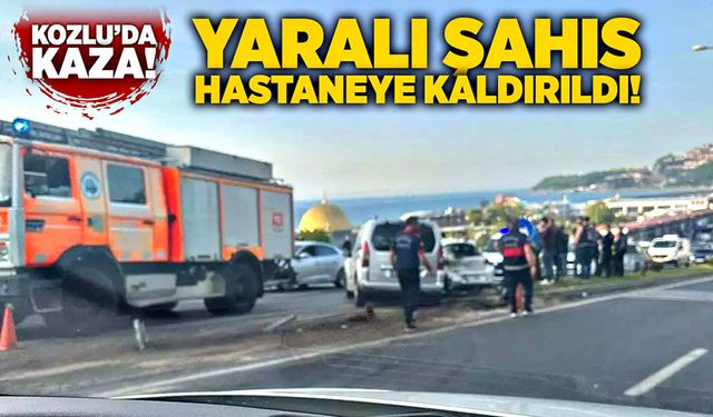 Kozlu’da kaza: Yaralı şahıs hastaneye kaldırıldı!