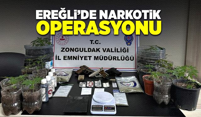 Ereğli’de Narkotik operasyonu 3 kişi yakalandı, 2 kişi tutuklandı