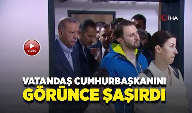 Erdoğan'ı arkasında gören seçmen büyük şaşkınlık yaşadı