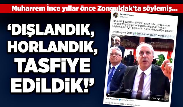 Şerafettin Turpçu: “Dışlandık, horlandık, tasfiye edildik!”