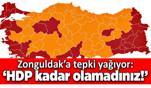 Zonguldak’a tepki yağıyor: “HDP kadar olamadınız!”