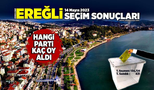 Ereğli 14 Mayıs seçimlerinde kimi tercih etti?