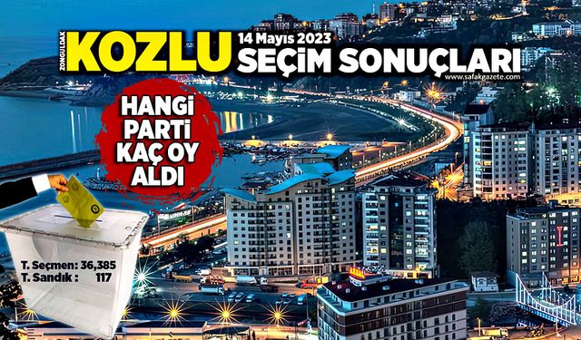 Kozlu halkı 14 Mayıs seçimlerinde kimi tercih etti?