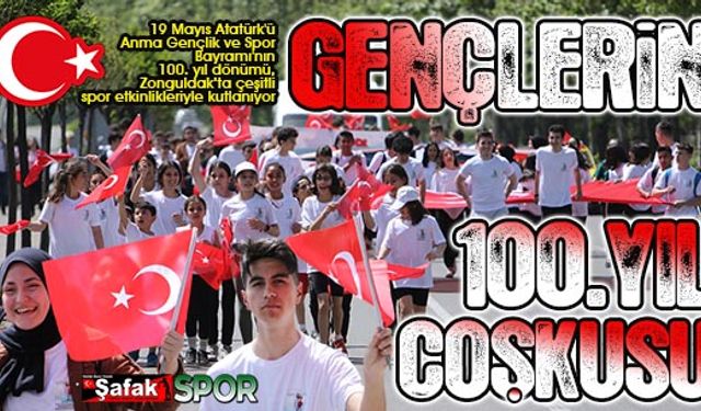 100. yılda 100 sporcu geleceğe koştu