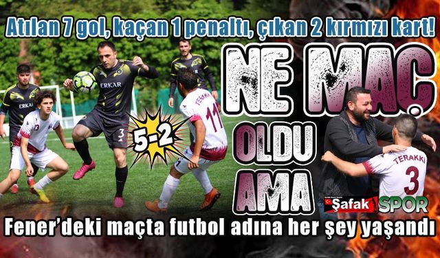 İlk 9 dakikada 3’er dakika arayla 3 golün atıldığı maçı Terakkispor kazandı!