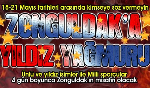 Milli takımın yıldız isimleri Zonguldak’a geliyor