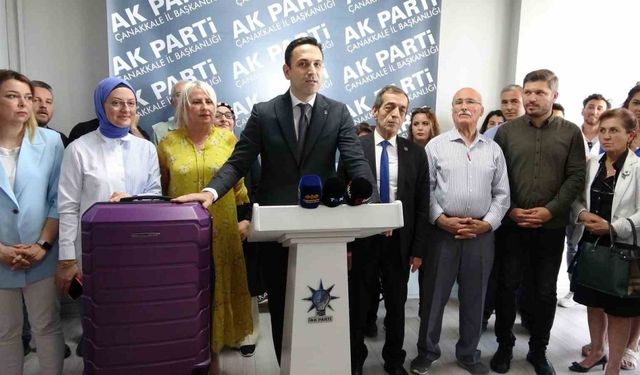 AK Parti İl Başkanı’ndan CHP’li Belediye Başkanı’na gönderme