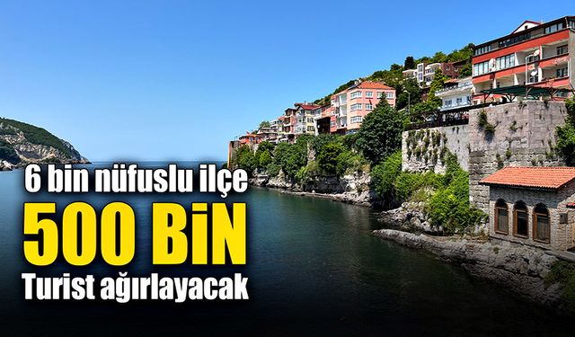 6 bin nüfuslu ilçe bayramda 500 bin turist ağırlayacak!