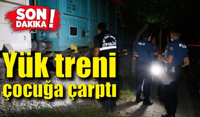 Yük treni 17 yaşındaki gence çarptı; Hastanede yaşam savaşı veriyor