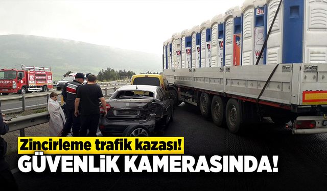 4 aracın karıştığı zincirleme kazada 10 kişi yaralandı!