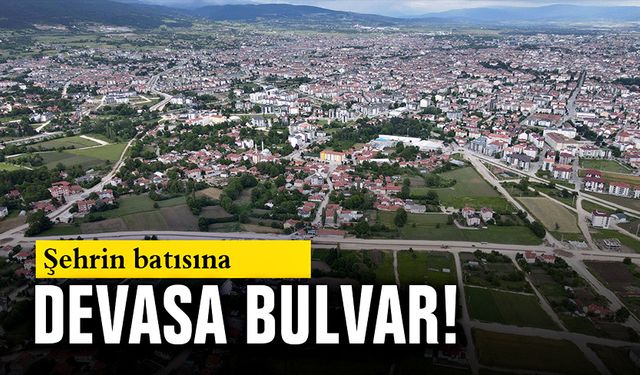 Şehrin batısına devasa bulvar yapılacak!