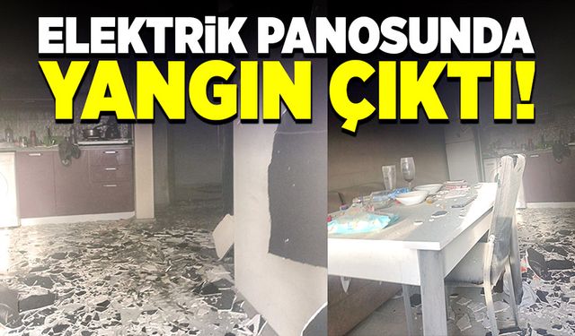 Elektrik panosundan yangın çıktı!