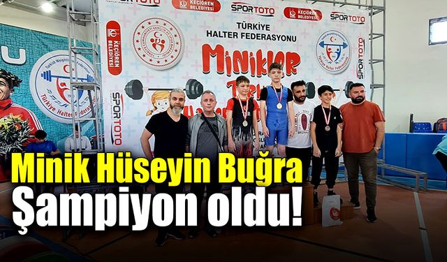 45 kg kategorisinde Türkiye Şampiyonu oldu!