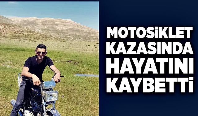 Isparta’da bir genç motosiklet kazasında hayatını kaybetti!