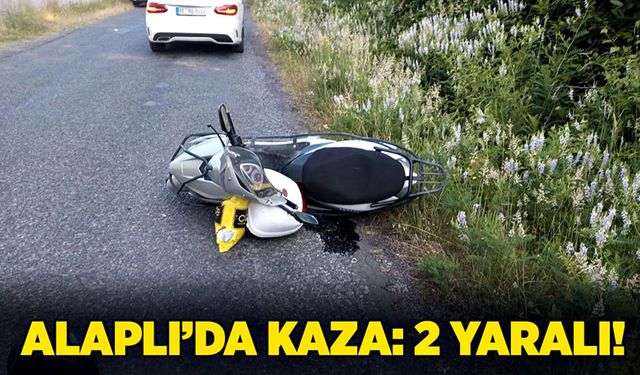 Alaplı’da kaza: 2 yaralı!