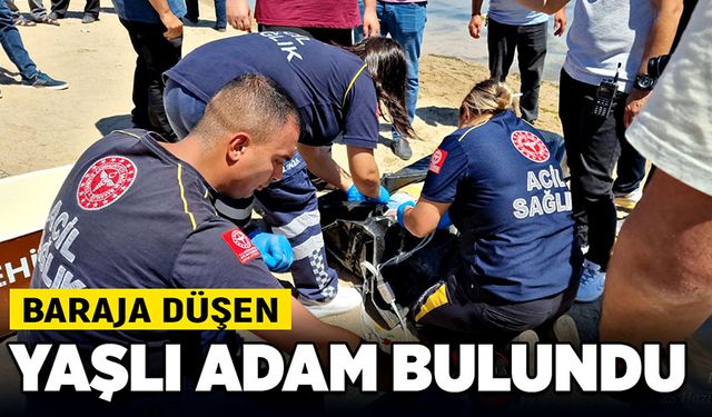 Baraja düşen yaşlı adam bulundu