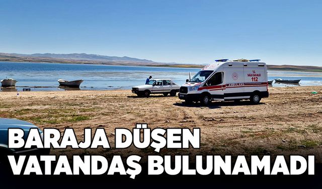 Baraja düşen vatandaş bulunamadı