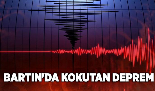 Bartın'da kokutan deprem