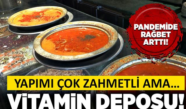 Yapımı çok zahmetli ama vitamin deposu!