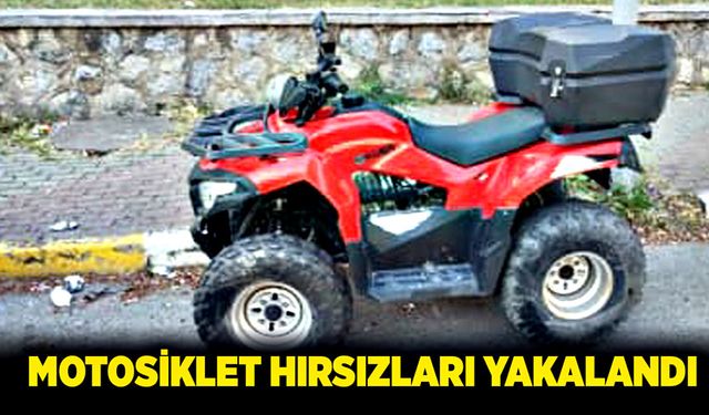 Motosiklet hırsızları yakalandı!