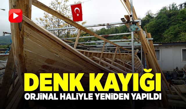 Cephane taşıyan "denk kayığı", orijinal haliyle yeniden yapıldı