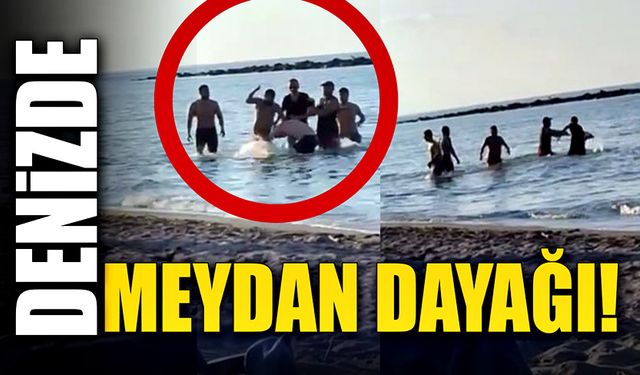 Denizin içinde vatandaşa meydan dayağı!