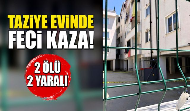 Taziye evinde feci kaza! 2 ölü, 2 yaralı