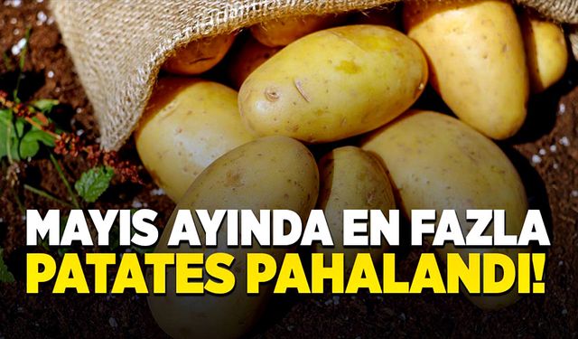 Mayıs ayında en fazla patates pahalandı!