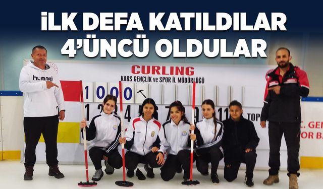 İlk defa katıldılar, 4’üncü oldular