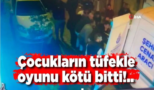 Çocukların tüfekle oyunu kötü bitti; 1 çocuk başından vuruldu